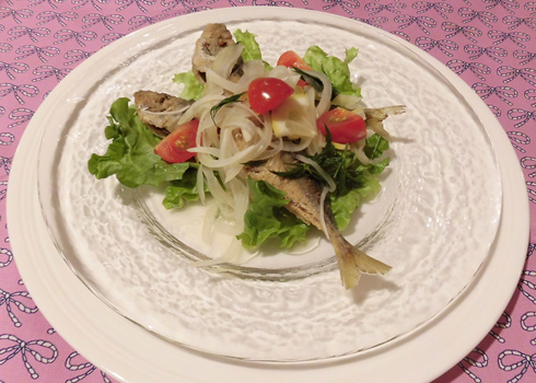 豆アジのエスカベシュ