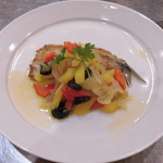 イワシのパプリカソース