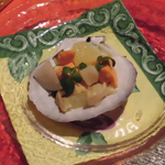 ホタテの彩りサラダ